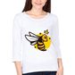 Women's 3/4 Sleeves T-shirt - Busybee