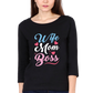 Women's 3/4 Sleeves T-shirt - Wife Mom Boss
