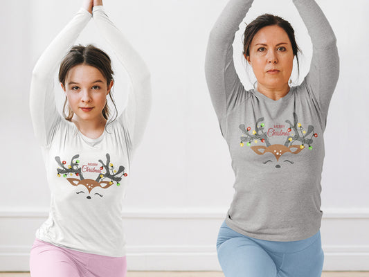 Women's Full Sleeves T-shirt - Merry Chistmas