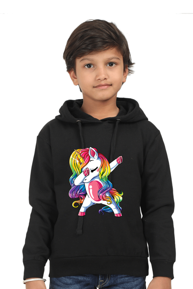 Kid's Hoodie Sweatshirt - Dancing Unicorn