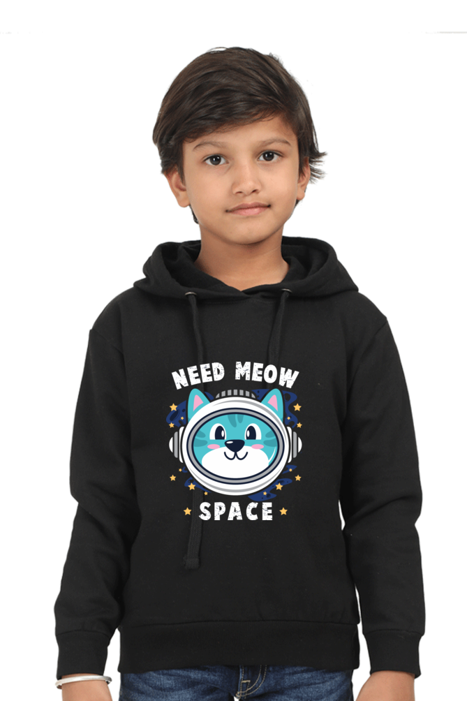 Kid's Hoodie Sweatshirt - Need Meow Space