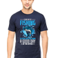 Men's Round neck T-shirt - Fishing Time