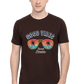 Men's Round-neck Half Sleeves T-shirt - Good Vibes