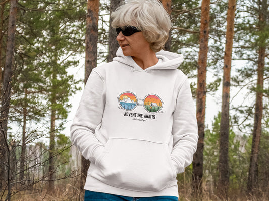 Women's Hoodie Sweatshirt - Adventure Awaits