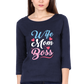 Women's 3/4 Sleeves T-shirt - Wife Mom Boss