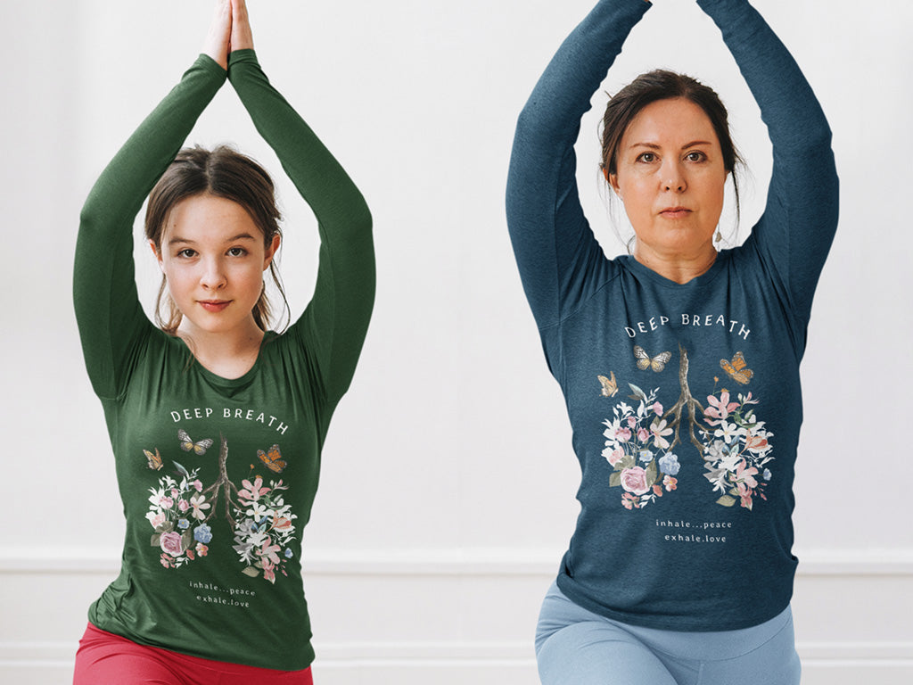 Women's Full Sleeves T-shirt - Deep Breath