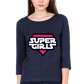 Women's 3/4 Sleeves T-shirt - Super Girls