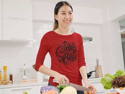 Women's 3/4 Sleeves T-shirt - Free Spirit