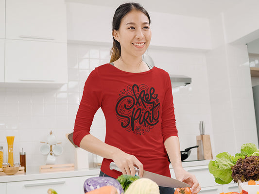 Women's 3/4 Sleeves T-shirt - Free Spirit