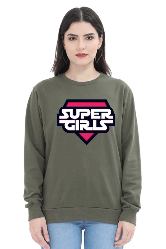 Women's Sweatshirt - Super Girls