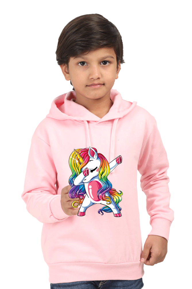Kid's Hoodie Sweatshirt - Dancing Unicorn