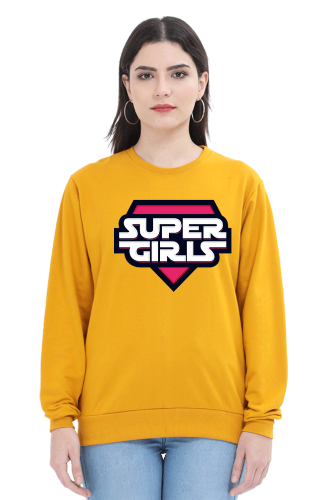 Women's Sweatshirt - Super Girls