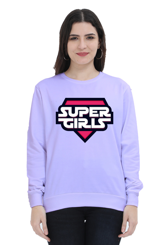Women's Sweatshirt - Super Girls