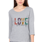 Women's 3/4 Sleeves T-shirt - LOVE