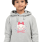 Kid's Hoodie Sweatshirt - Smiling Kitty