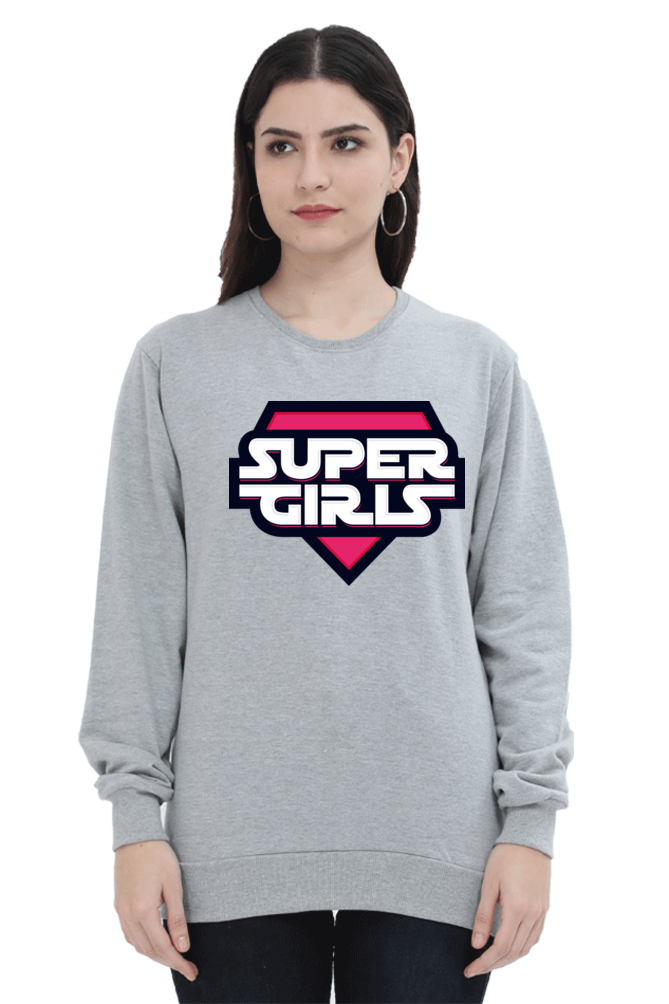 Women's Sweatshirt - Super Girls