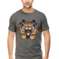 Men's Round-neck Half Sleeves T-shirt - California Tiger