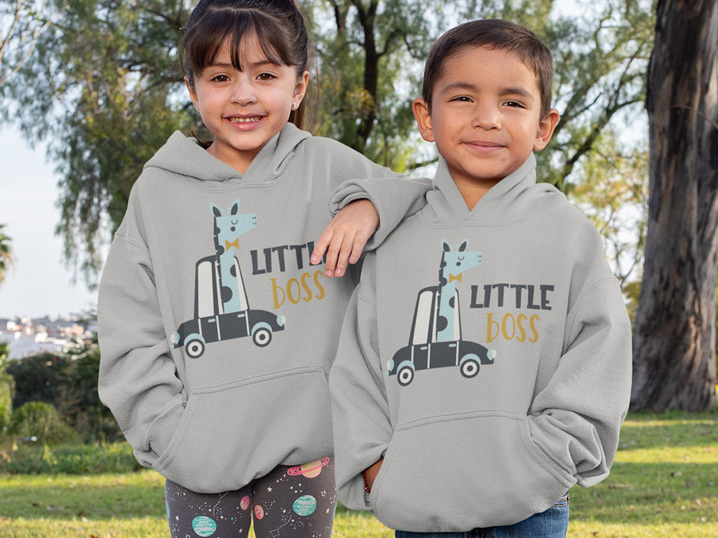 Kid's Hoodie Sweatshirt - Little Boss