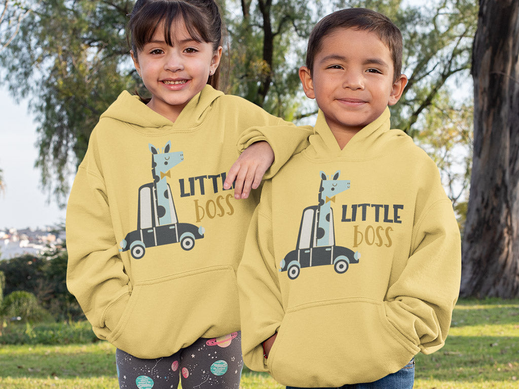 Kid's Hoodie Sweatshirt - Little Boss