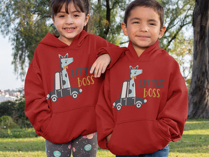 Kid's Hoodie Sweatshirt - Little Boss