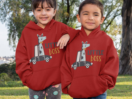 Kid's Hoodie Sweatshirt - Little Boss