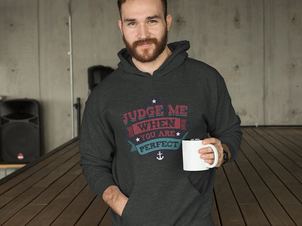 Men's Hoodie - Don't Judge Me