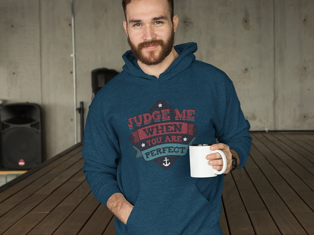 Men's Hoodie - Don't Judge Me