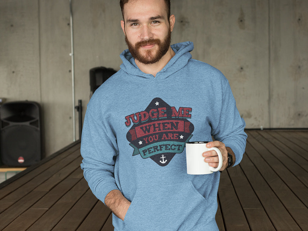 Men's Hoodie - Don't Judge Me