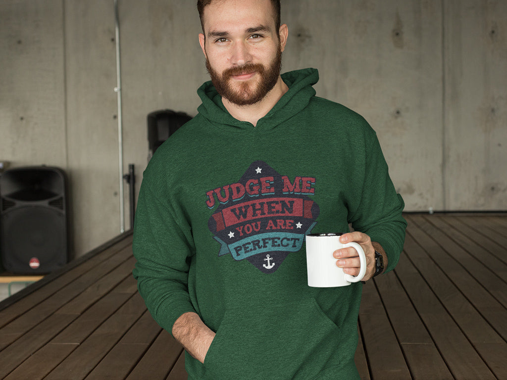 Men's Hoodie - Don't Judge Me