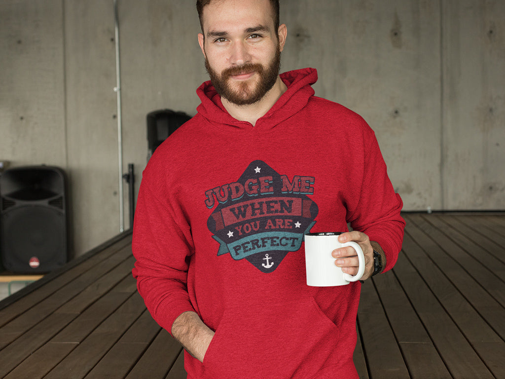 Men's Hoodie - Don't Judge Me