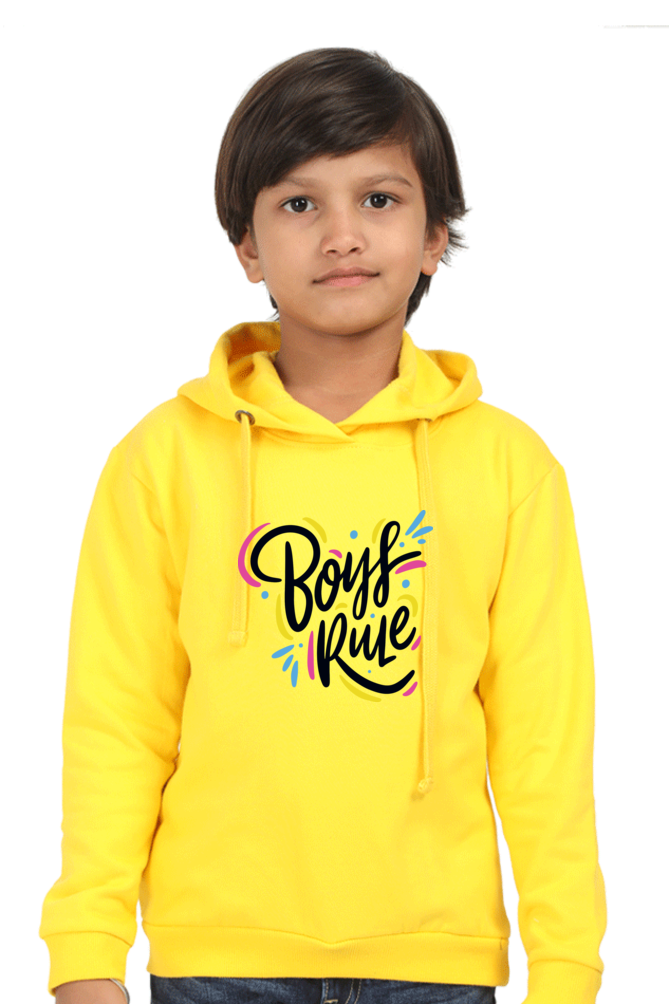 Kid's Hoodie Sweatshirt - Boy's Rule