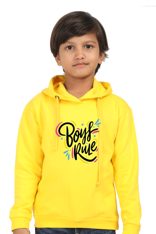 Kid's Hoodie Sweatshirt - Boy's Rule