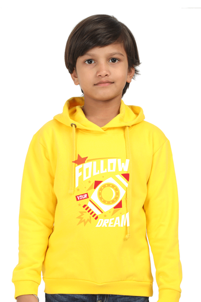 Kid's Hoodie Sweatshirt - Follow Your Dreams