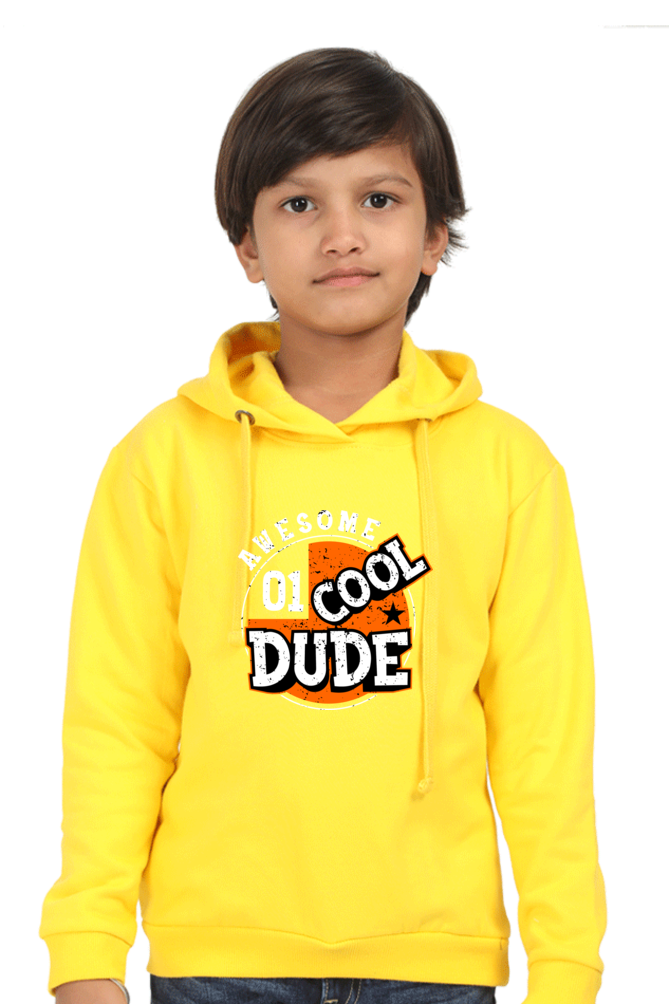 Kid's Hoodie Sweatshirt - Cool Dude