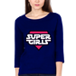 Women's 3/4 Sleeves T-shirt - Super Girls
