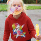 Kid's Hoodie Sweatshirt - Dancing Unicorn