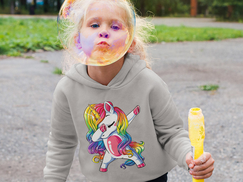 Kid's Hoodie Sweatshirt - Dancing Unicorn