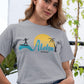 Women's Round-neck Half Sleeves Cotton T-shirt - Aloha Hawaii