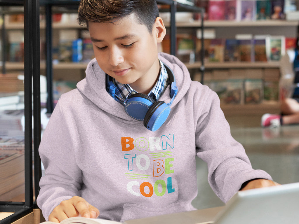 Kid's Hoodie Sweatshirt - Born To Be Cool