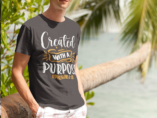 Men's Cotton Tshirt - Created with Purpose