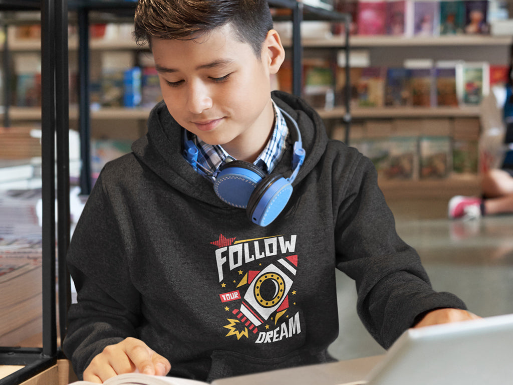 Kid's Hoodie Sweatshirt - Follow Your Dreams