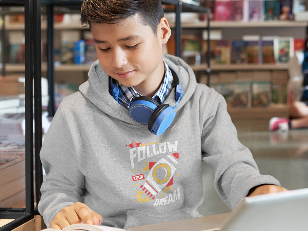 Kid's Hoodie Sweatshirt - Follow Your Dreams