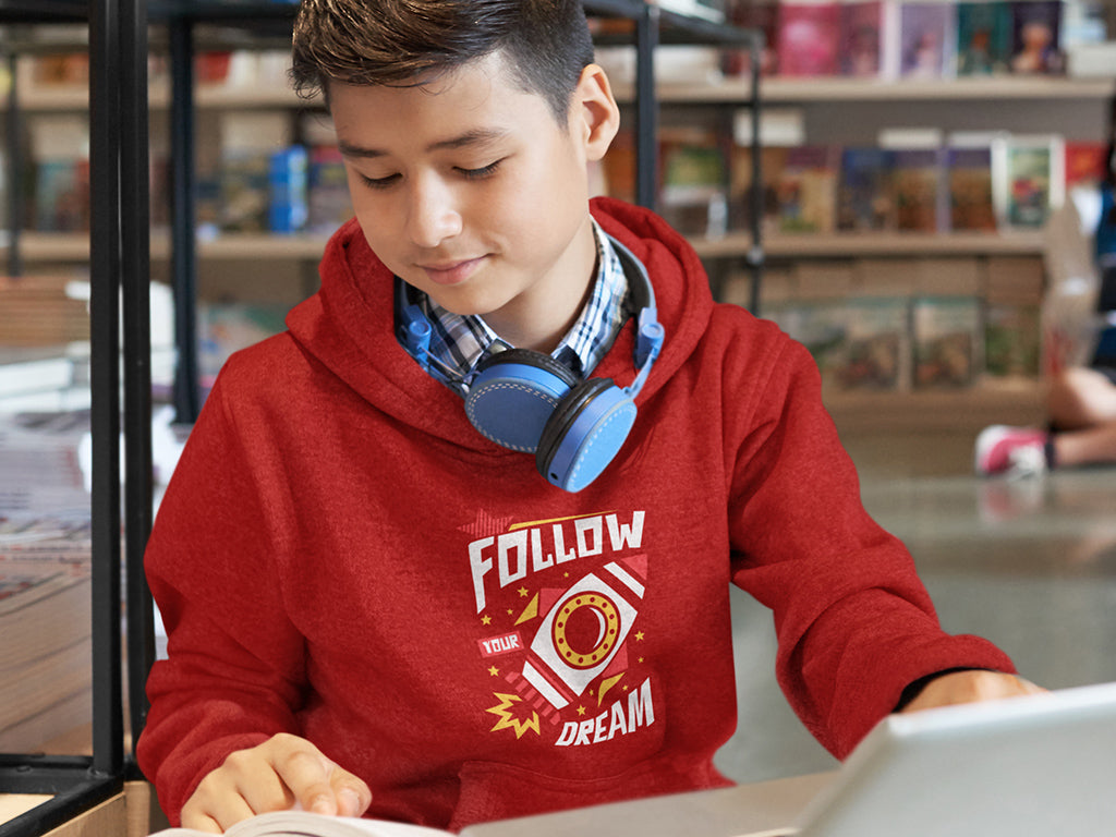 Kid's Hoodie Sweatshirt - Follow Your Dreams