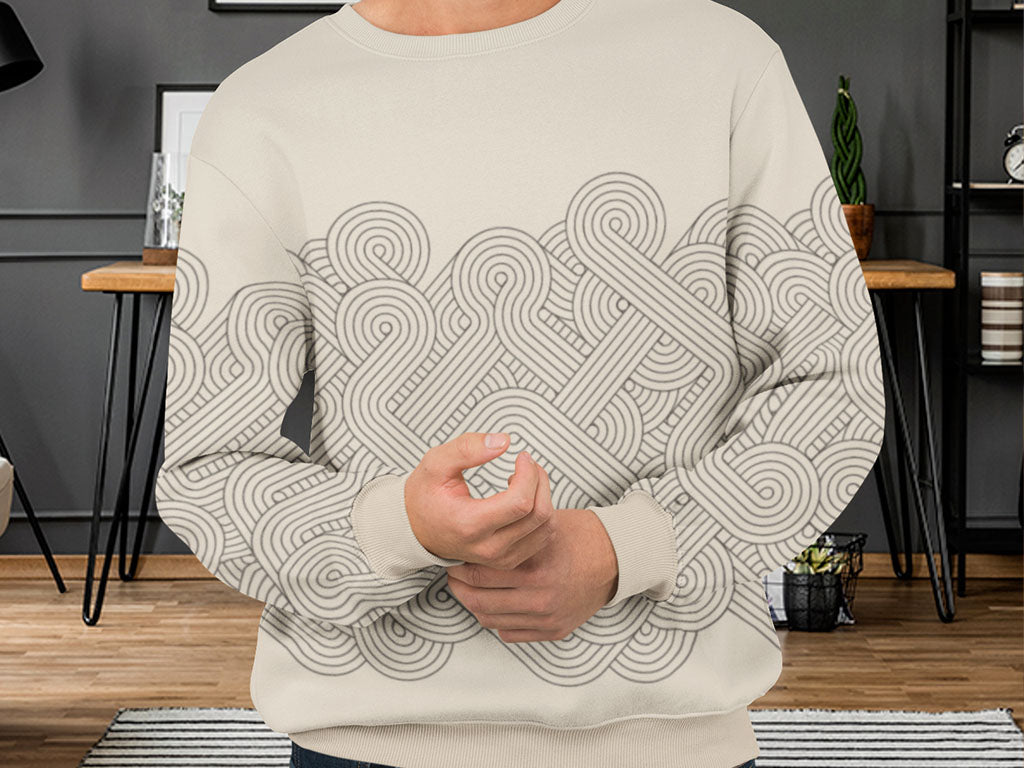 Men's Bomber Jacket - Abstract Design