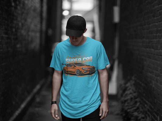 Men's Half Sleeve Round Neck T-Shirt - Muscle Car