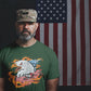 Men's Half Sleeve Round Neck T-Shirt - USA Eagle Design