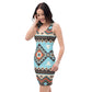 Women's Cut & Sew Dress - Tribal Print