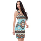 Women's Cut & Sew Dress - Tribal Print