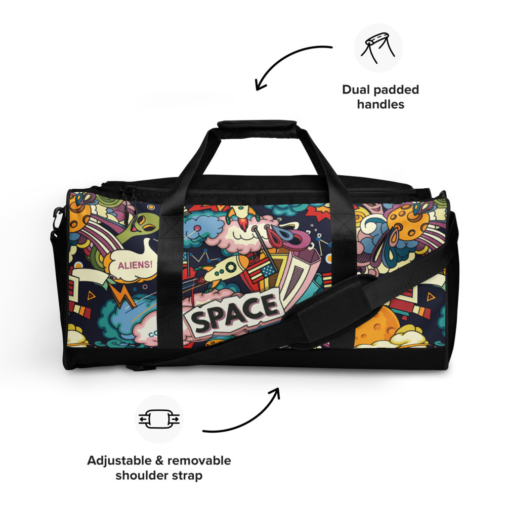 Space Desing Duffle bag