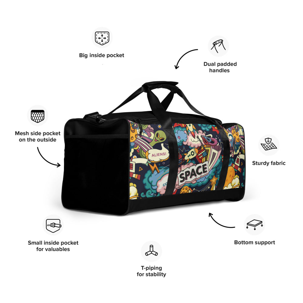 Space Desing Duffle bag